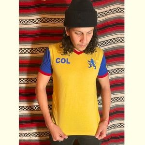 Vintage style Colombia Fútbol Ringer